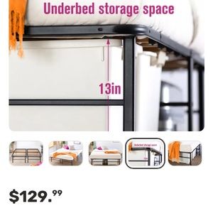 Brand new in box Full size mattress frame
